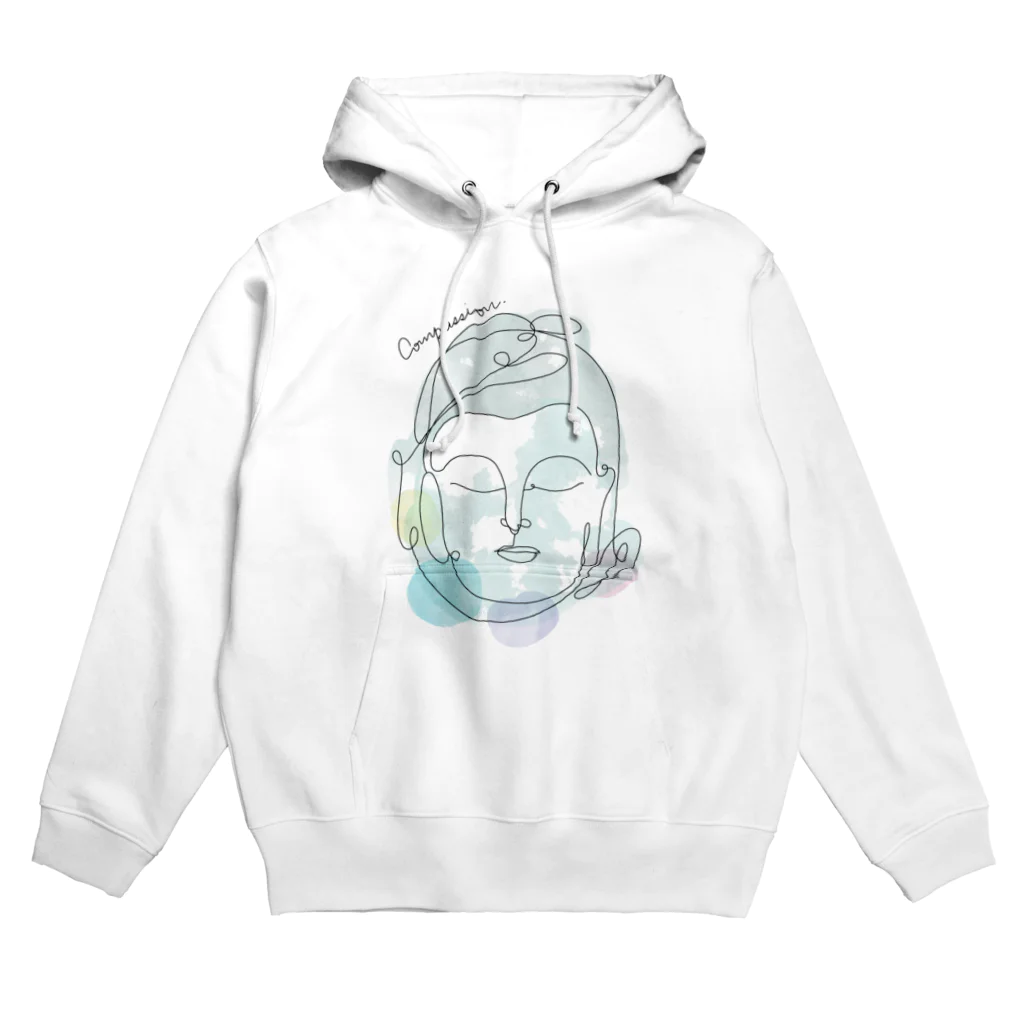 ドリゼラのおみやげ販売所のCompassion Buddha -Original- Hoodie