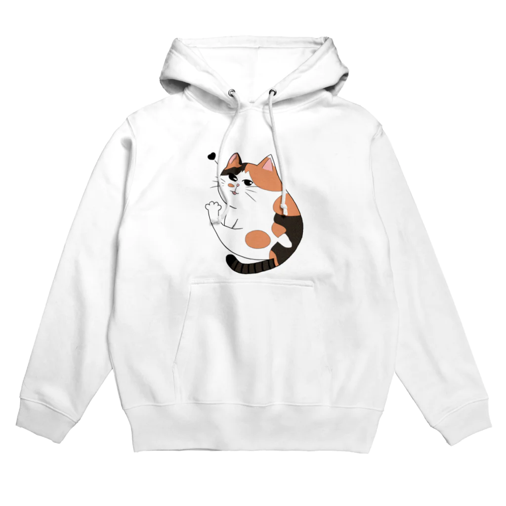 まこーた商店📦のコミックタッチ三毛ちゃん🧡🤍🤎〘カラー 〙 Hoodie