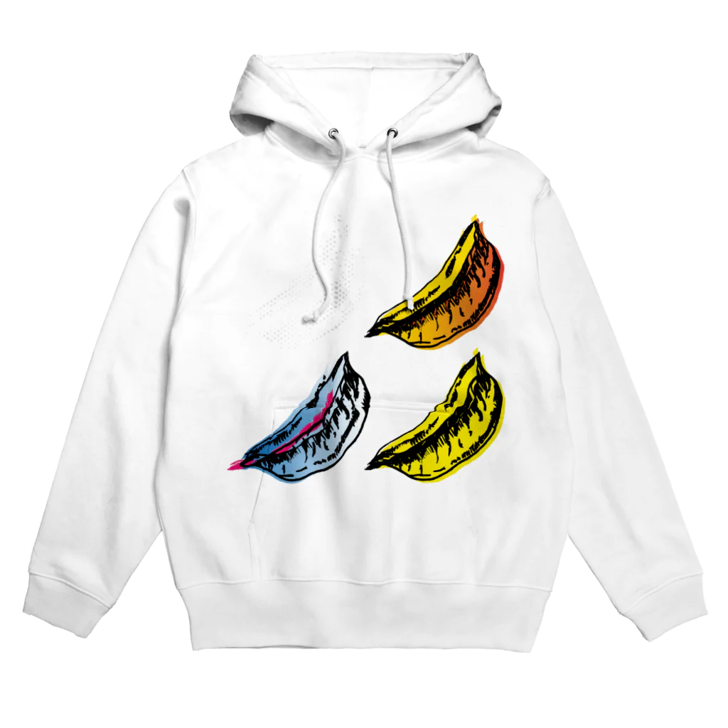 Mの白ロンT Hoodie