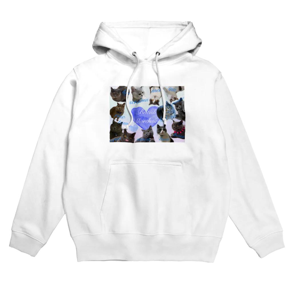 こころのお店のBritish Shorthairs Hoodie