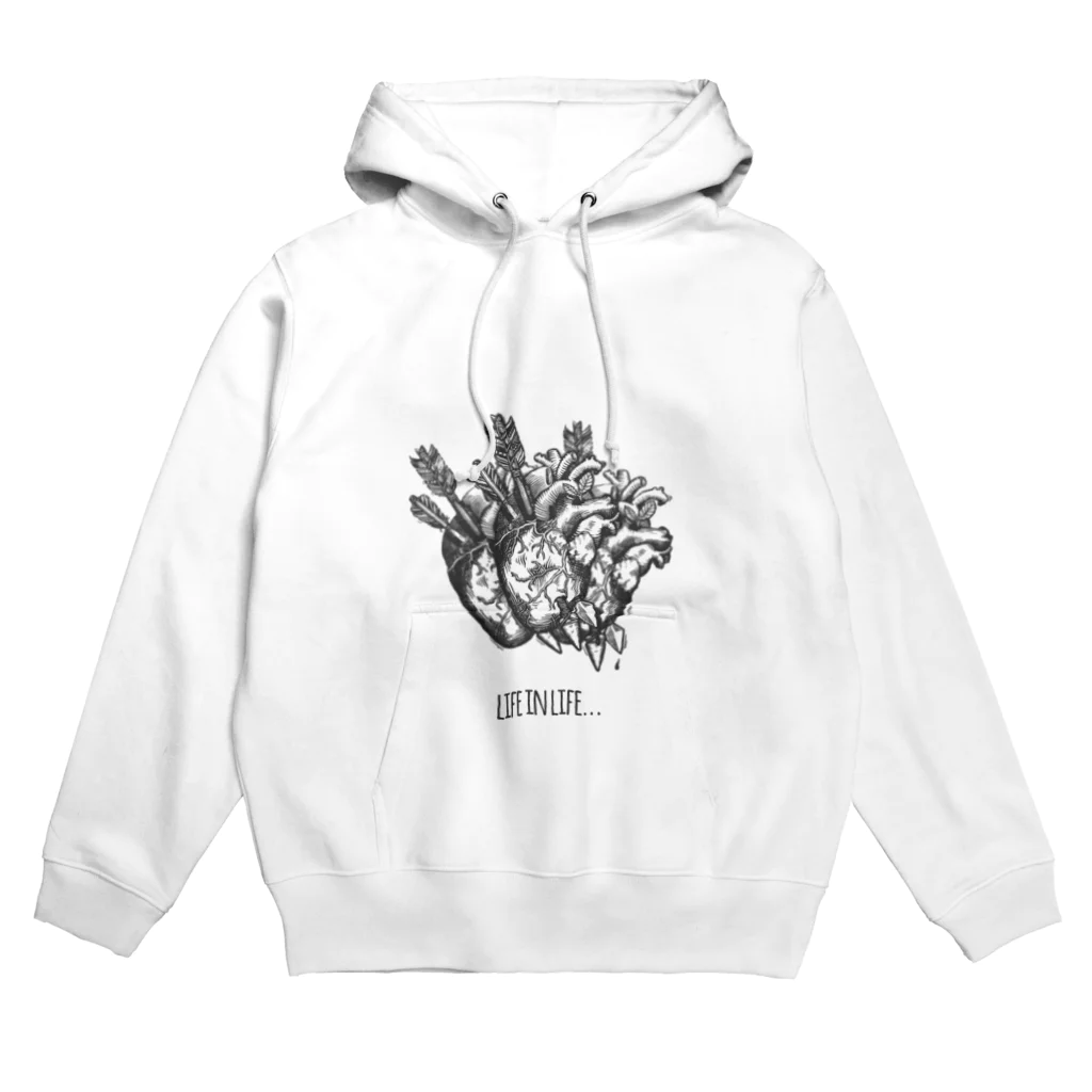 reodznの「心」パーカー Hoodie