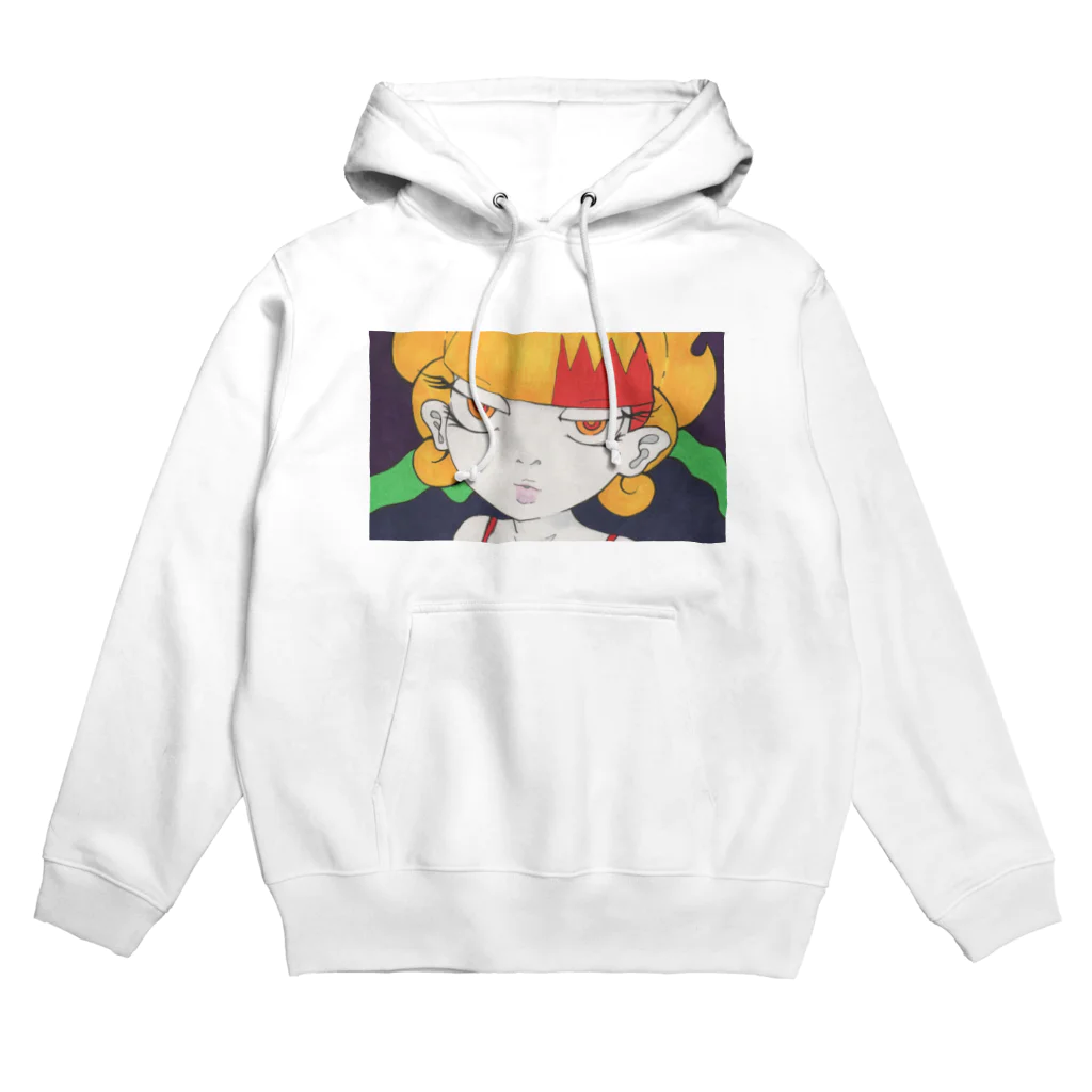 ぺろぺろ大魔人の女の子作品010　顏 Hoodie