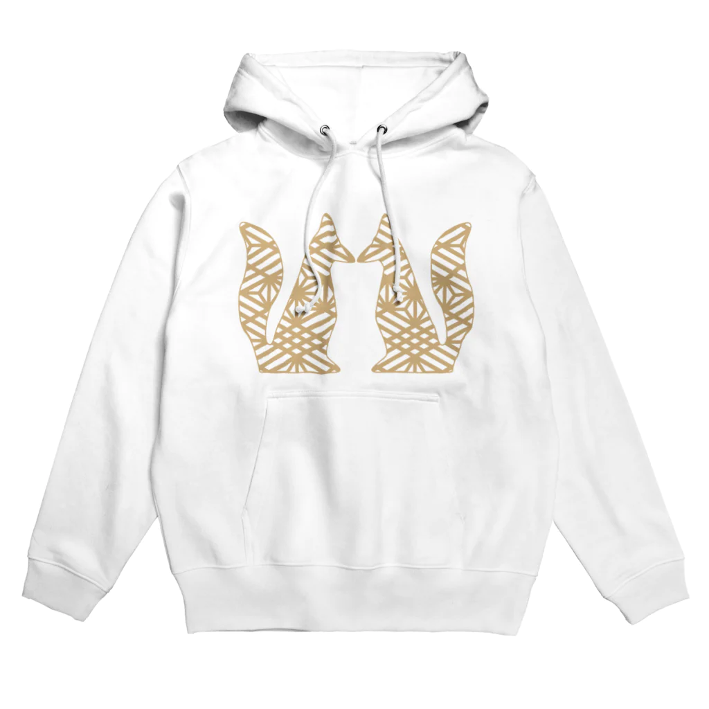 Amiの組子細工狐 Hoodie