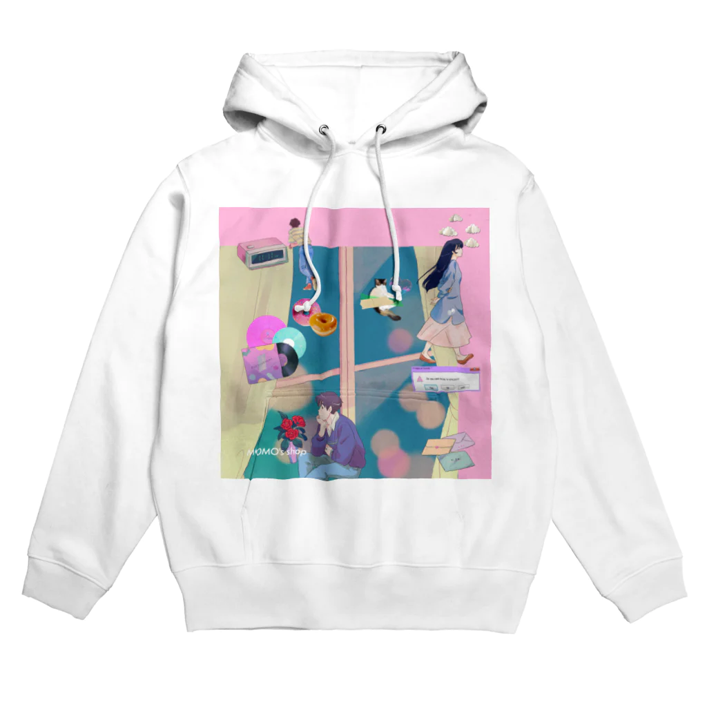 𝙈𝙊𝙈𝙊'𝙨 𝙎𝙝𝙤𝙥の90's anime & momo #03 Hoodie