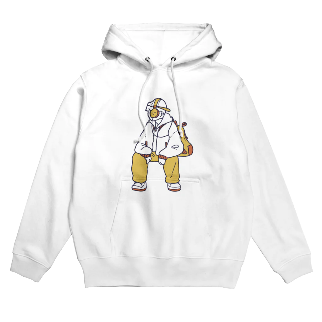 なのらのヘドホン・フェイス Hoodie