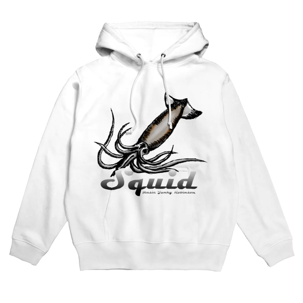 MusicJunkyのsquid(イカ） Hoodie