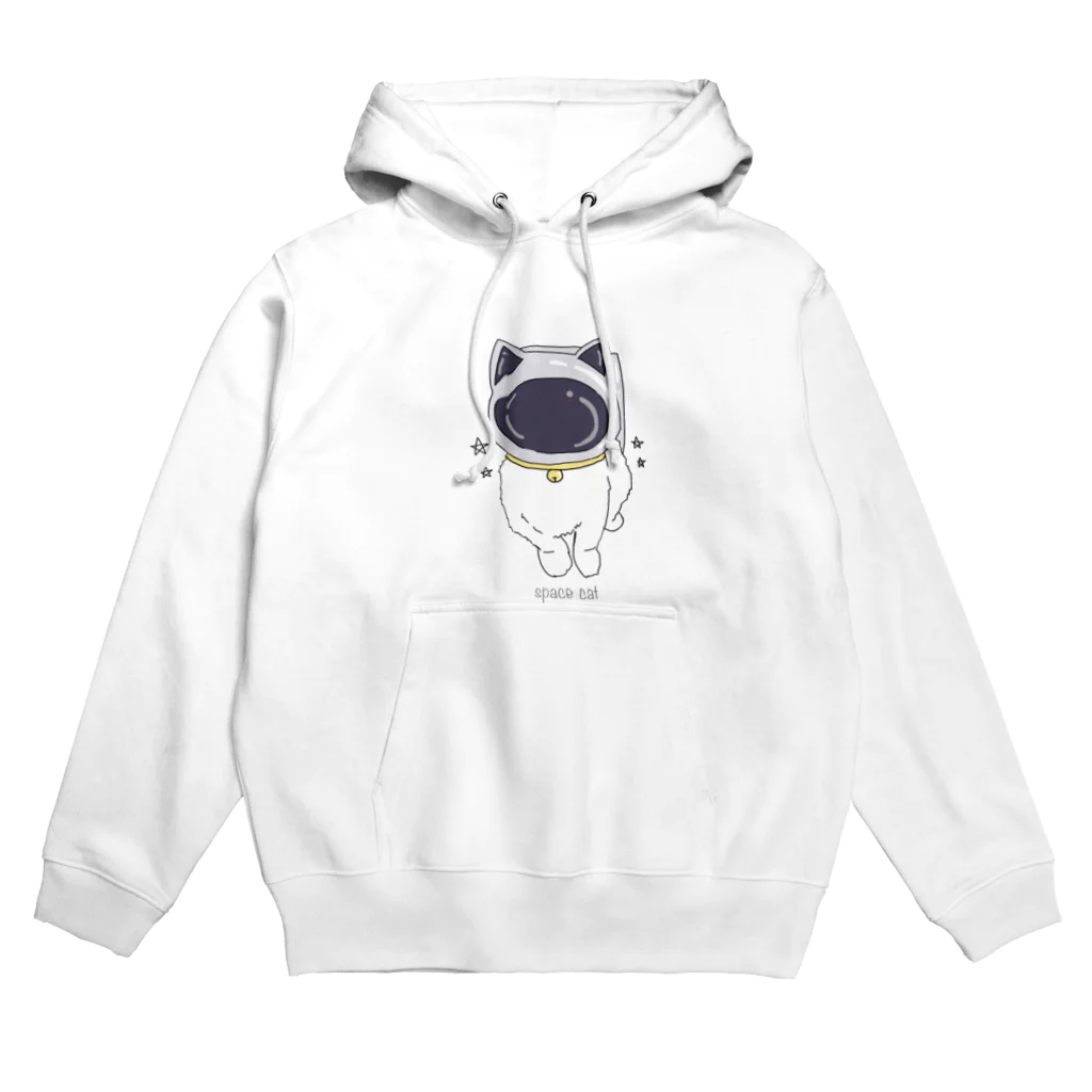 amemugi（あめむぎ）の宇宙ねこ。 Hoodie