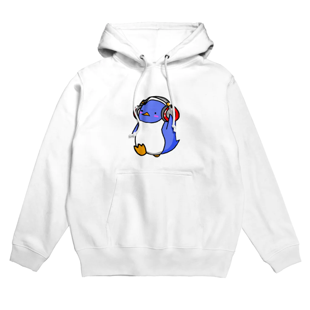 (ペンギングッズ販売)ぶらり  きんぺん村  アンテナショップのペンギン(みゅーぺん青) Hoodie