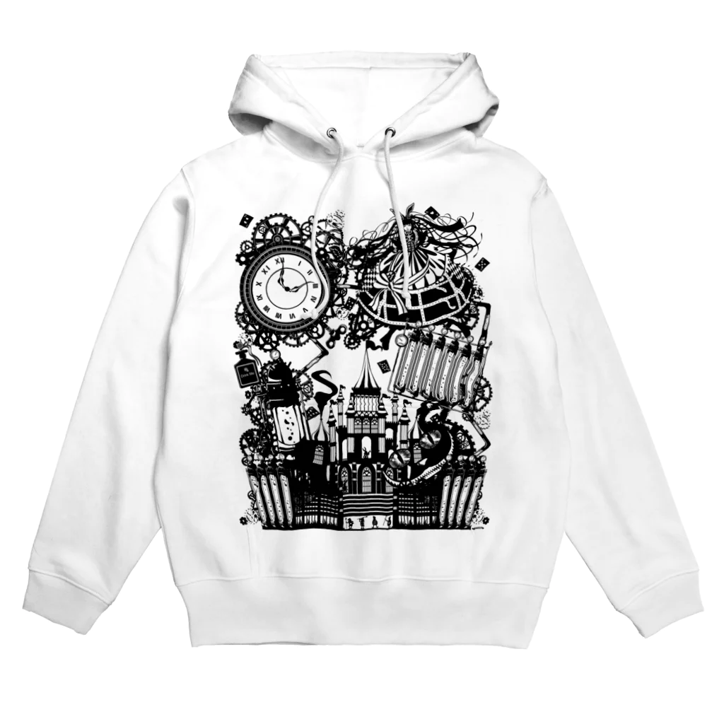 Cɐkeccooのスチームパンク★不思議の国のアリス Hoodie