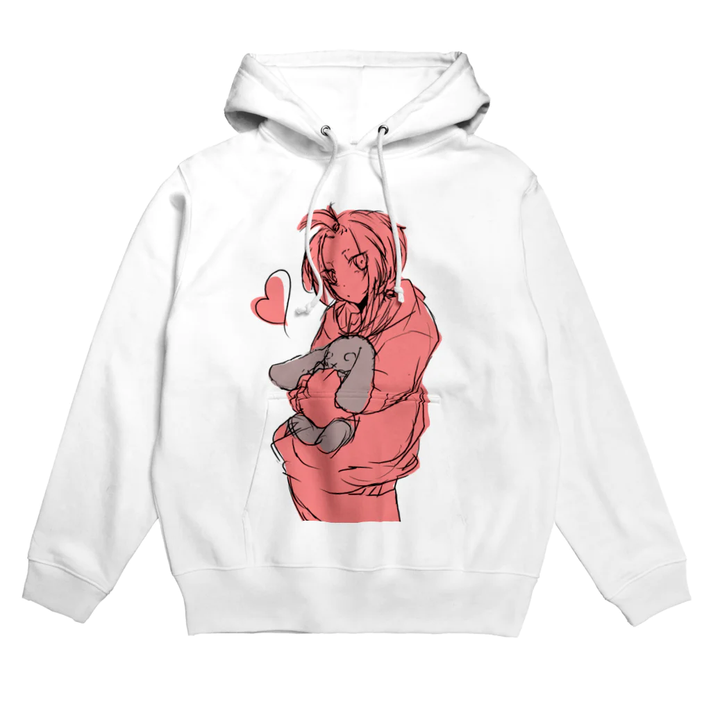 くまのうさぬい抱き Hoodie