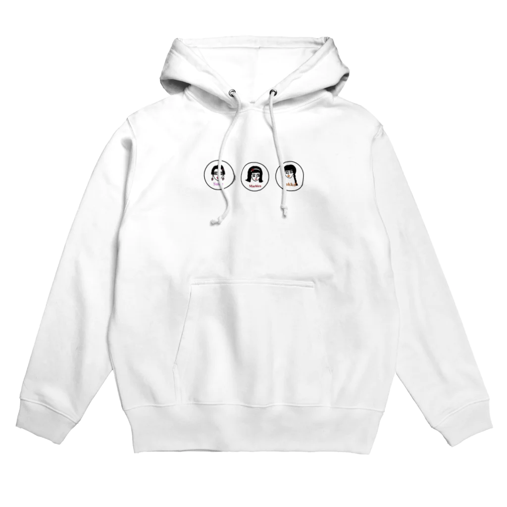 kukka / クッカの3人の女の子 Hoodie