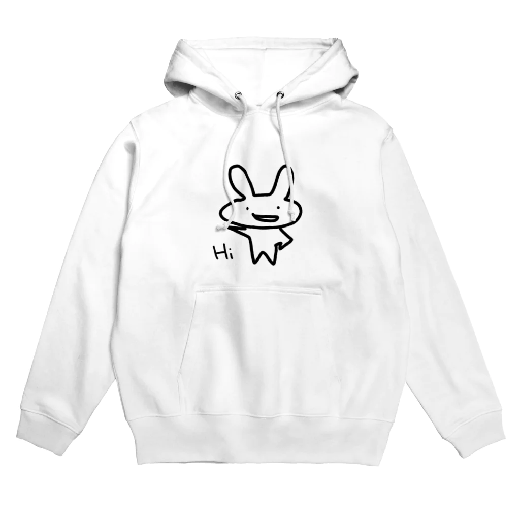 handmade asyouareのHiで仲良しうさちゃん Hoodie