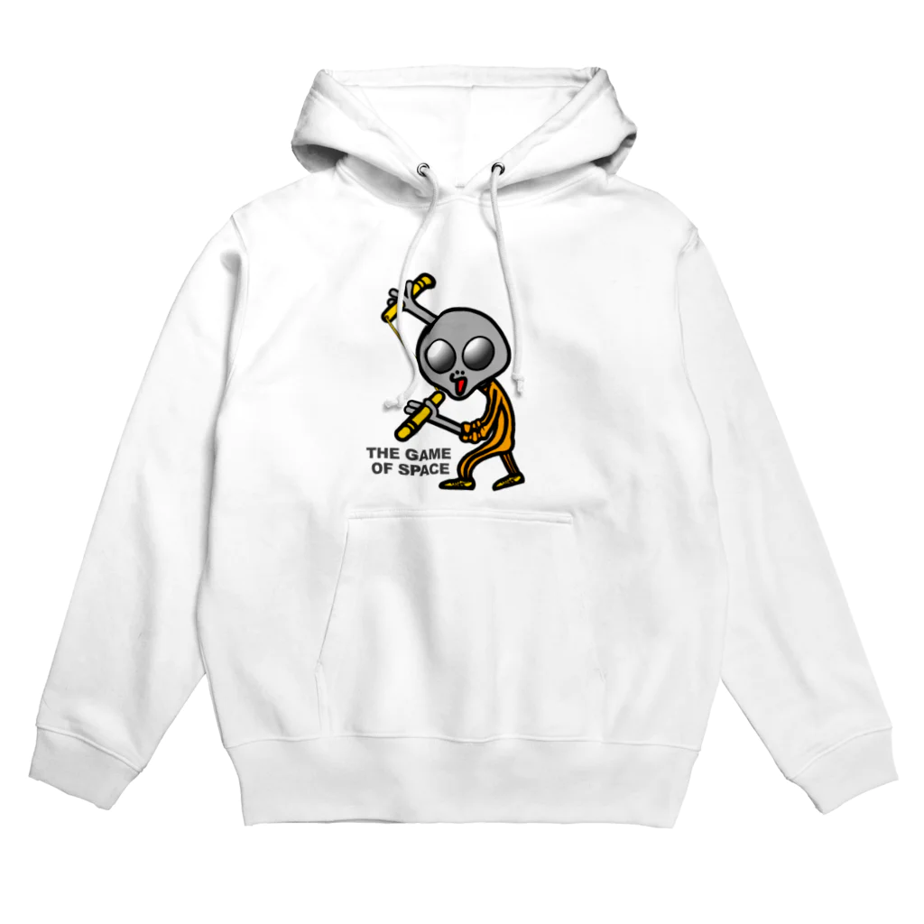 オリジナルデザインTシャツ　SMOKIN'の宇宙遊戯２　ヌンチャクバージョン　 Hoodie