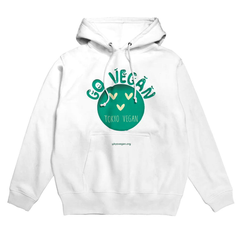 TokyoVegan merchのGo vegan Hoodie