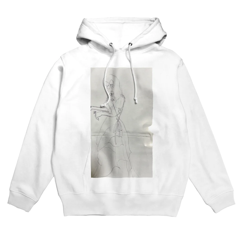 honey bunnyのドレス 、後ろ姿 Hoodie