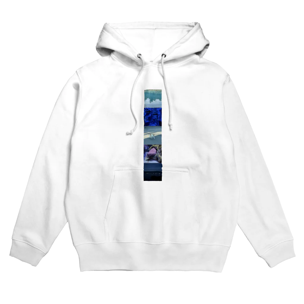 Rice Cube Dominoの青い場面 Hoodie