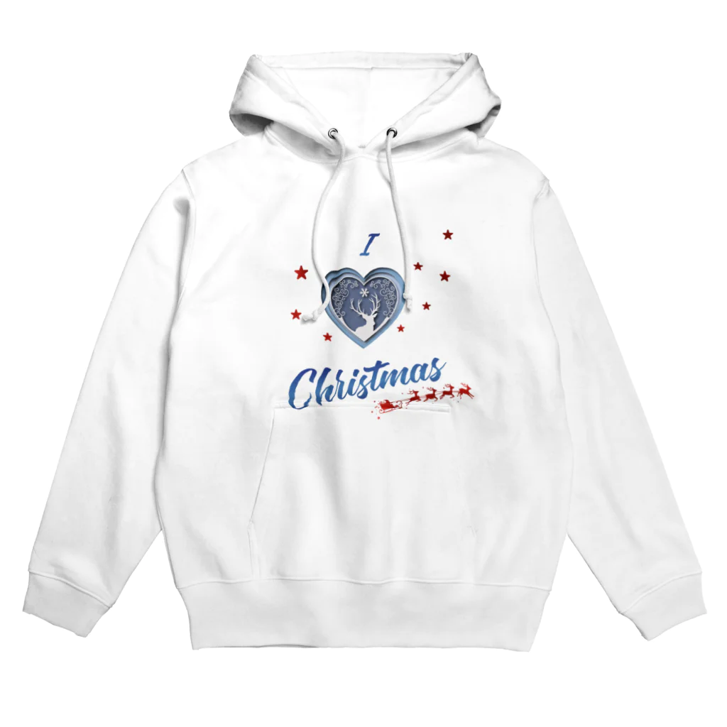 Studio Made in FranceのStudio Made in france 002 I love Christmas Hoodie