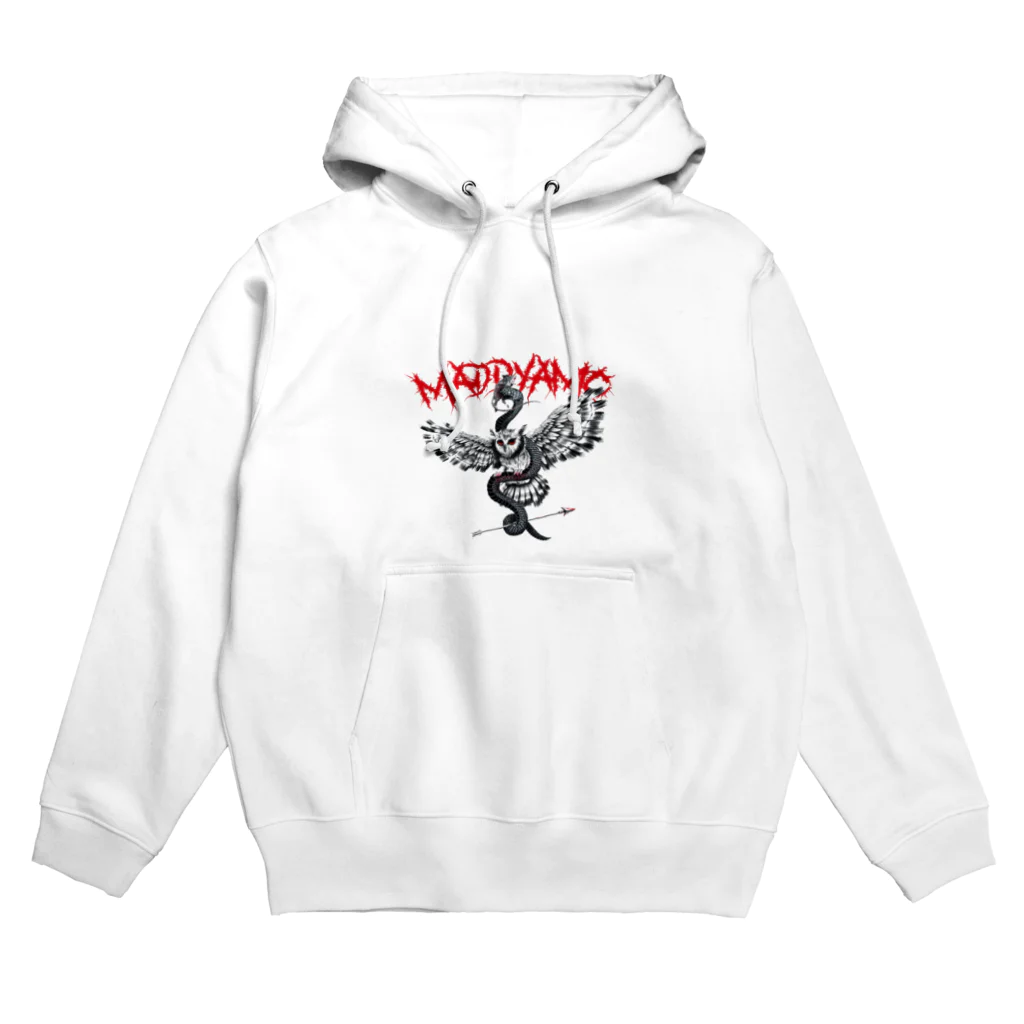 MaddyowlのAmo 白 Hoodie