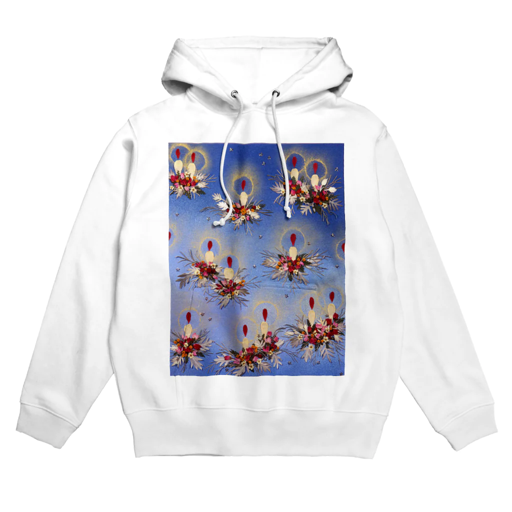 花エヴリのクリスマスキャンドル Hoodie