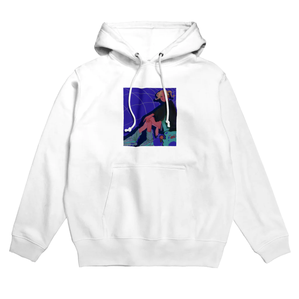 さ吉のルーズソックスネオンねぇさん Hoodie