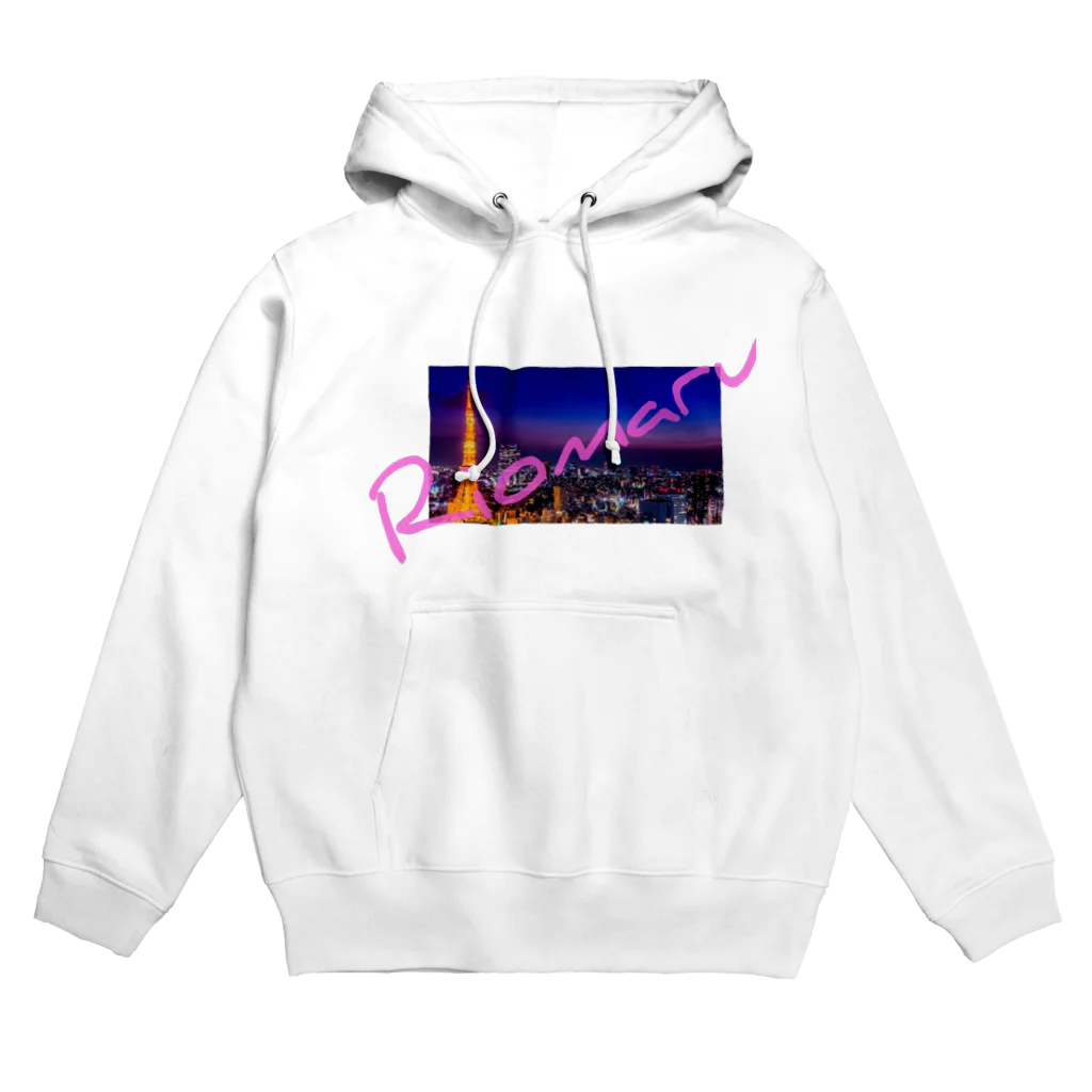 RmagicのR×夜景プリント Hoodie