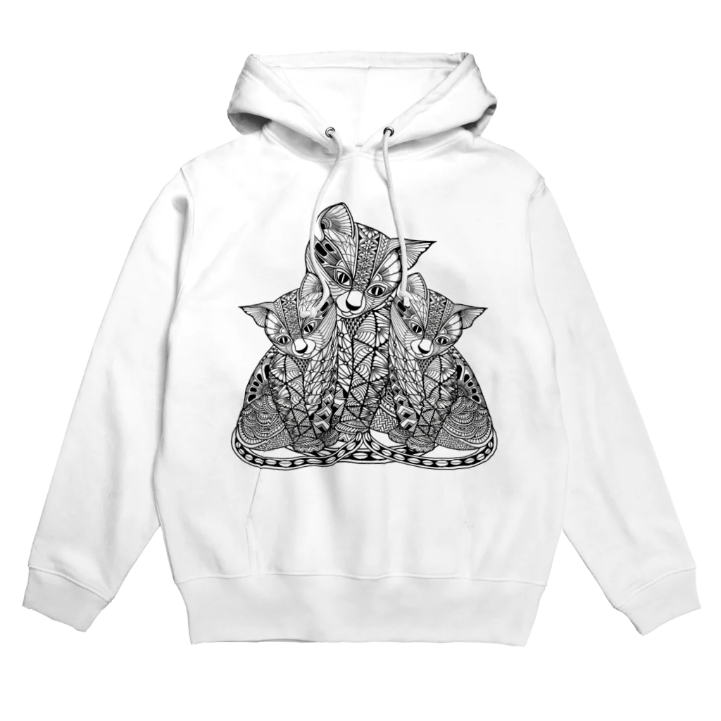 NKOSI AFRICAの3cutecats Hoodie