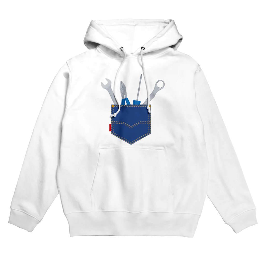 kimchinの ポケットに入った工具 Hoodie