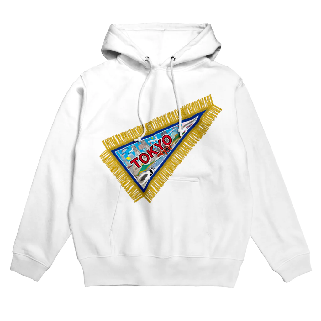 kimchinのTOKYO土産風のペナント Hoodie