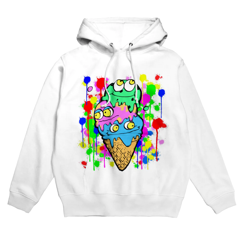 TAKUMIサメ男のアイスたち Hoodie