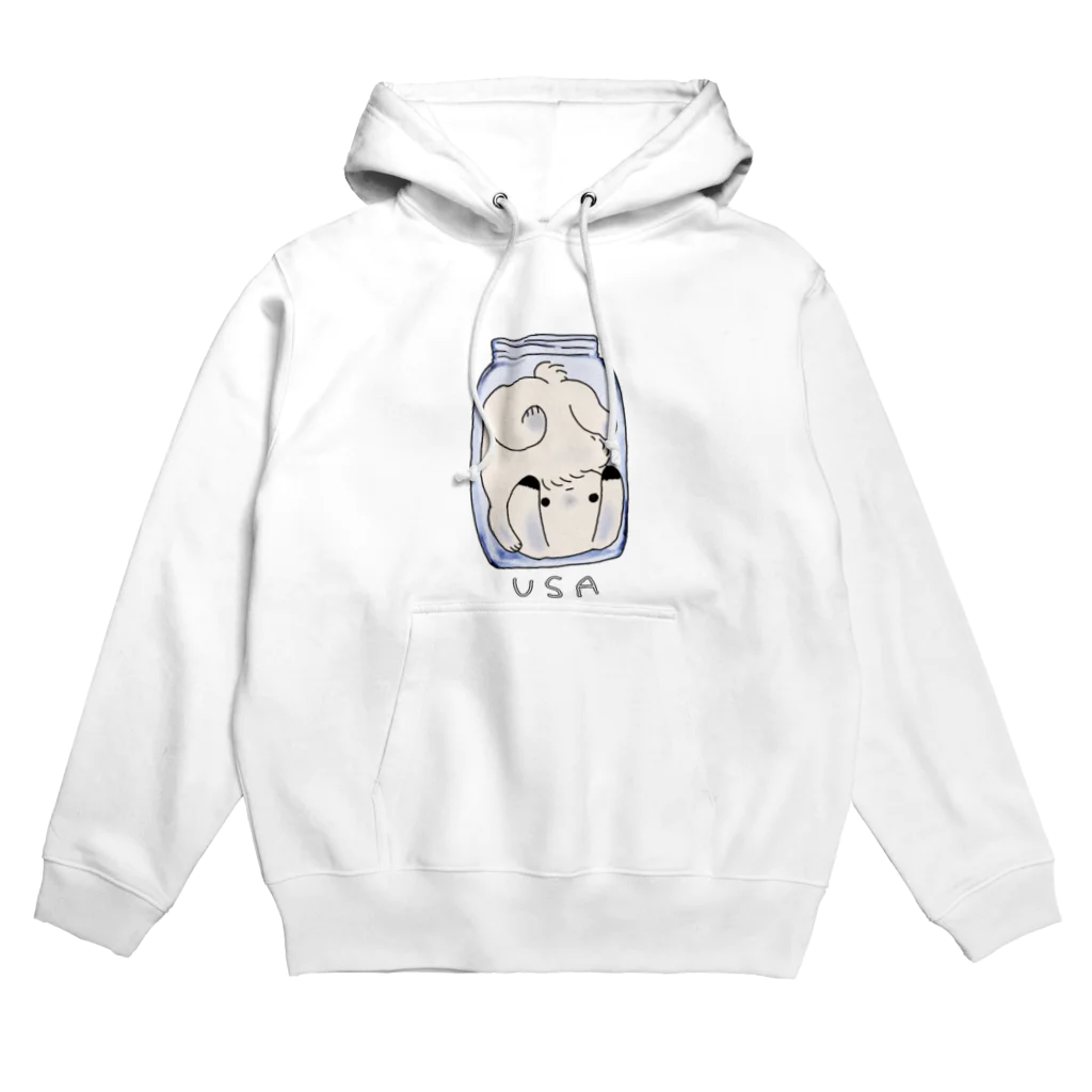 ひんやりしいたけの雪うさぎのぎーさん Hoodie