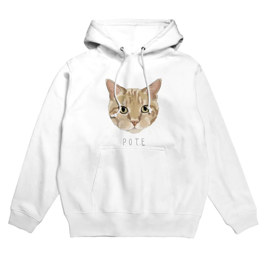 みきぞーん｜保護猫 ミッキー画伯と肉球とおともだちのpote Hoodie