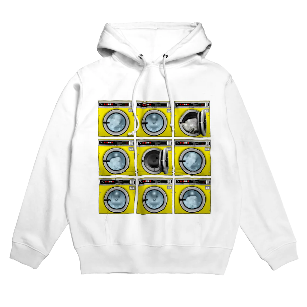 TOMOKUNIのコインランドリー Coin laundry【３×３】 Hoodie