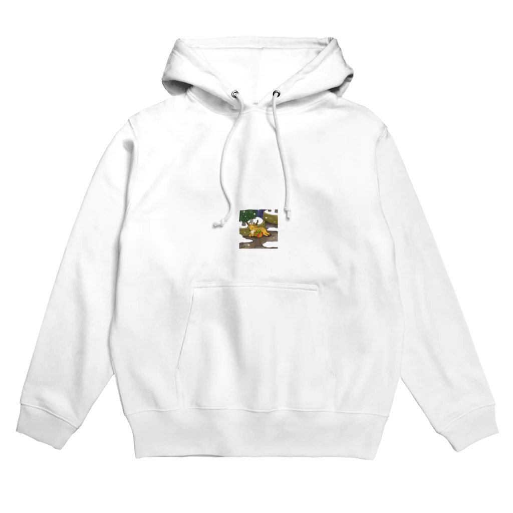 くわげのおみせのおやすみトナカイ Hoodie