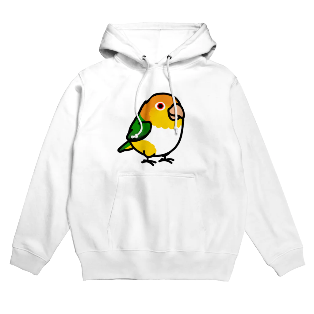 Cody the LovebirdのChubby Bird シロハラインコ Hoodie