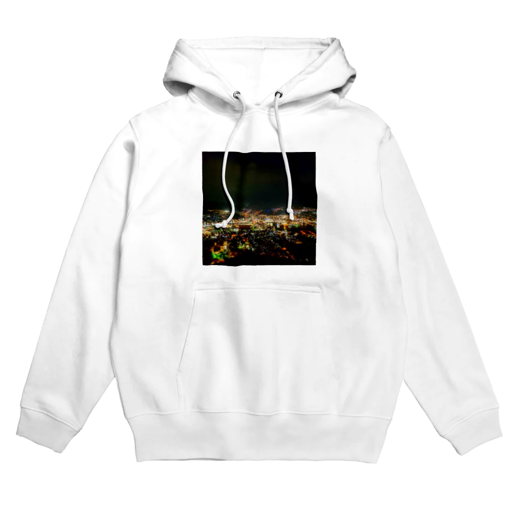 面白Tシャツ専門店の～稲佐山の夜景を添えて～ Hoodie