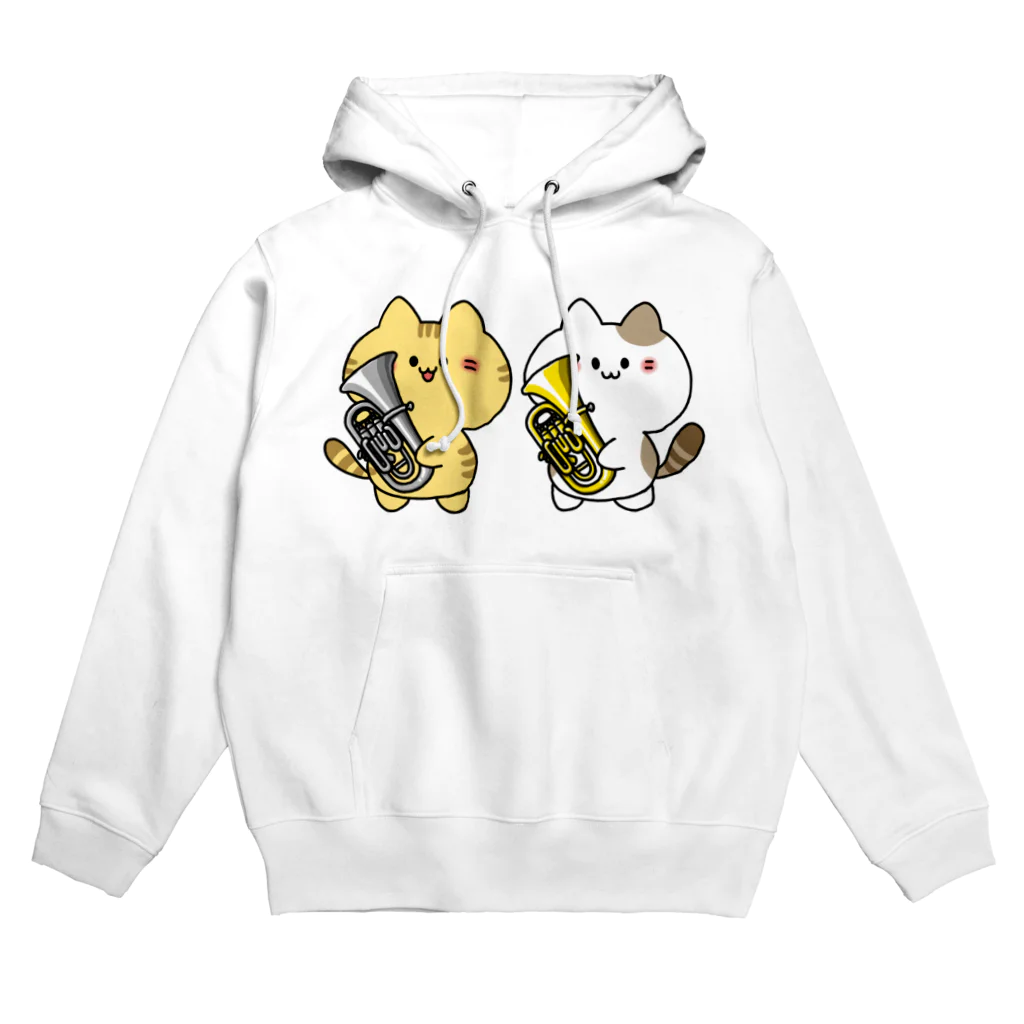  ふじねこ屋のユーフォニアム吹きのねこたち Hoodie