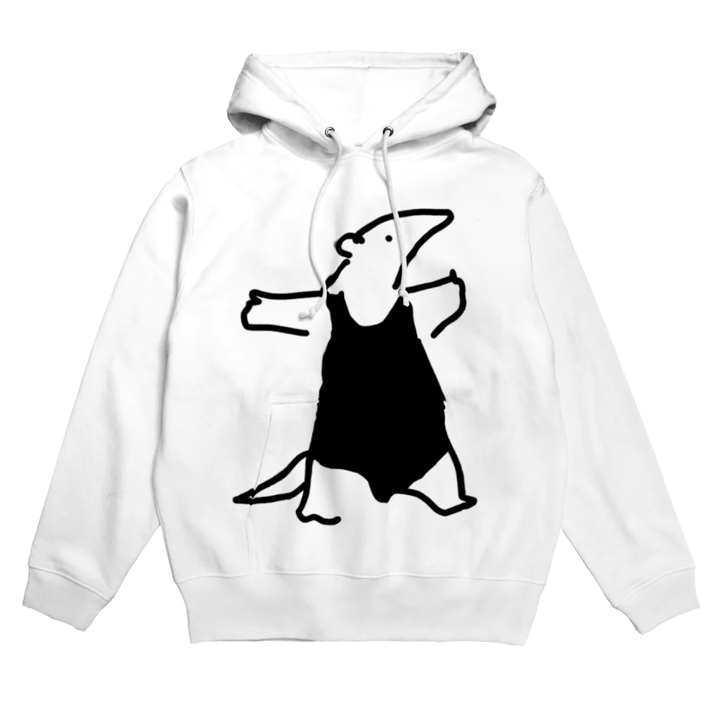 いきものや　のの（別館）の文字無し通さぬ色白ミナミコアリクイ Hoodie