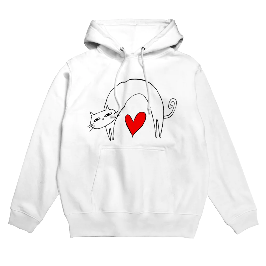 art@cocoのいろんなものをまたぐねこ Hoodie