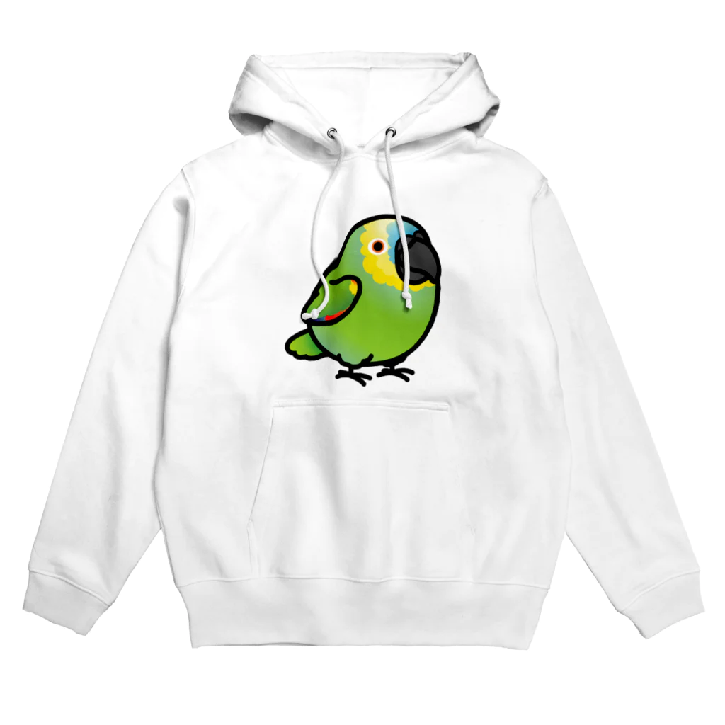 Cody the LovebirdのChubby Bird アオボウシインコ Hoodie