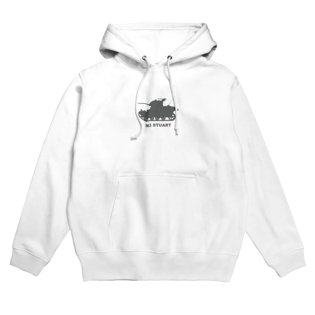 puikkoのM3軽戦車スチュアート（グレー） Hoodie