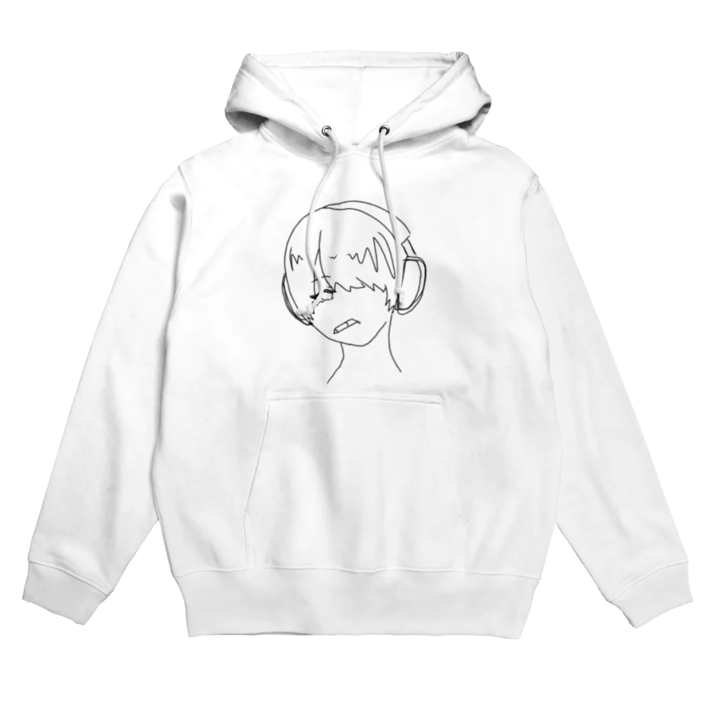 PaPoちゃん！！のペン描きベッドホンくん Hoodie