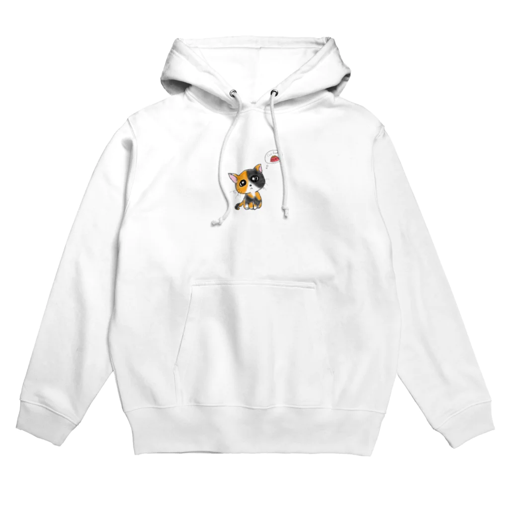 山田こんぶ。のこねこのすず Hoodie