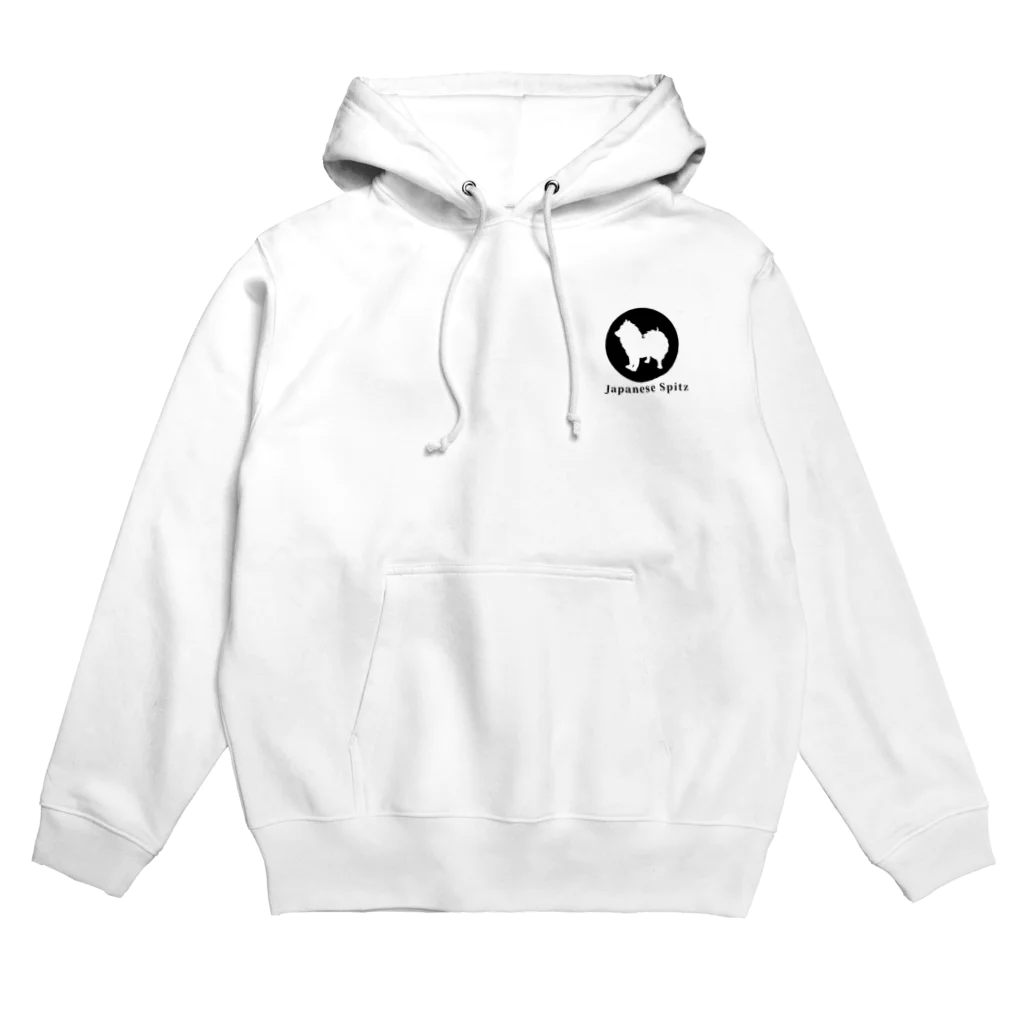 trill. 日本スピッツグッズのお店の【Shadow】Japanesespitz Hoodie