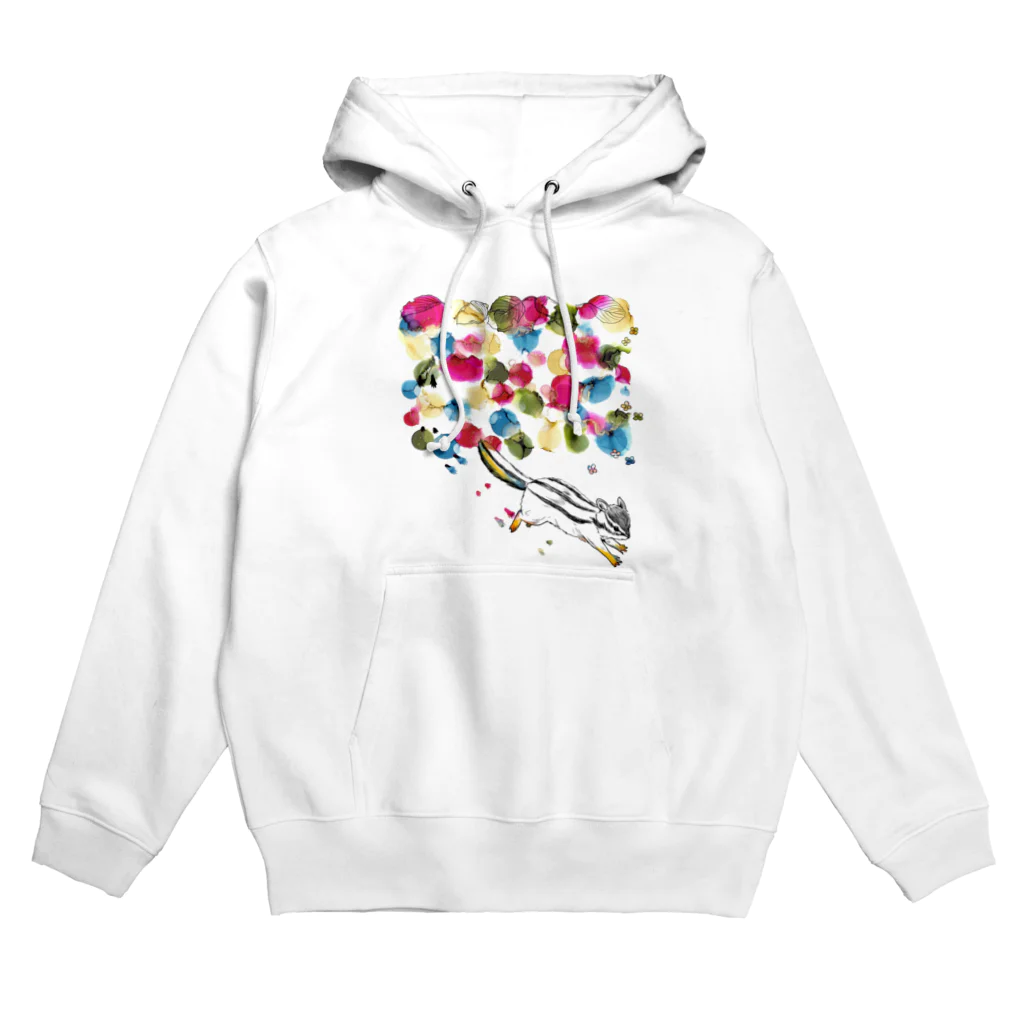 G3idaのお店のインクの足跡/リス Hoodie