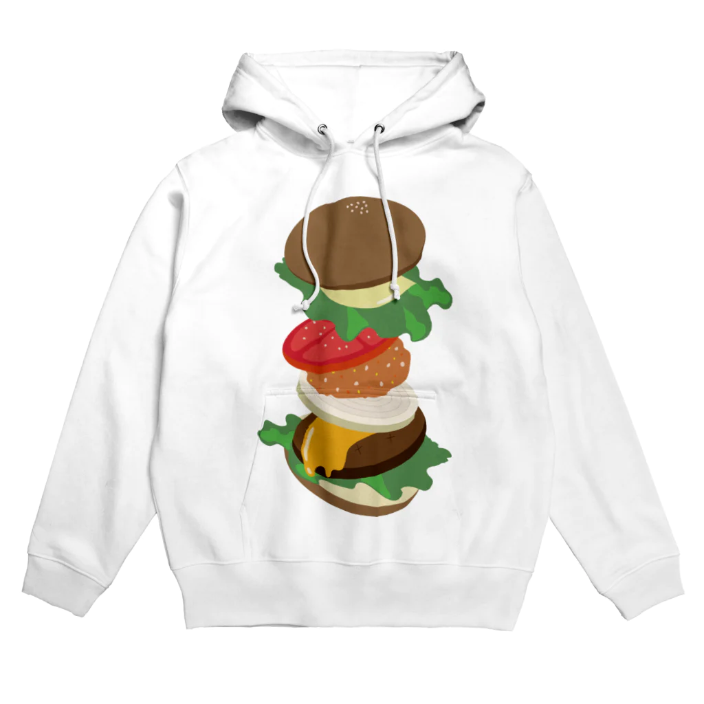 AWESOME HAMBURGERのクラシックバーガー Hoodie