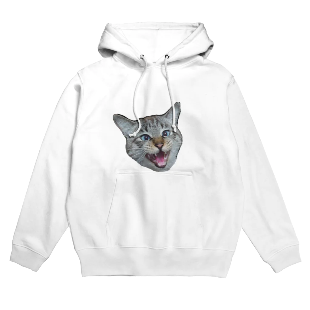 ねこひげだらけのキジしろくん Hoodie