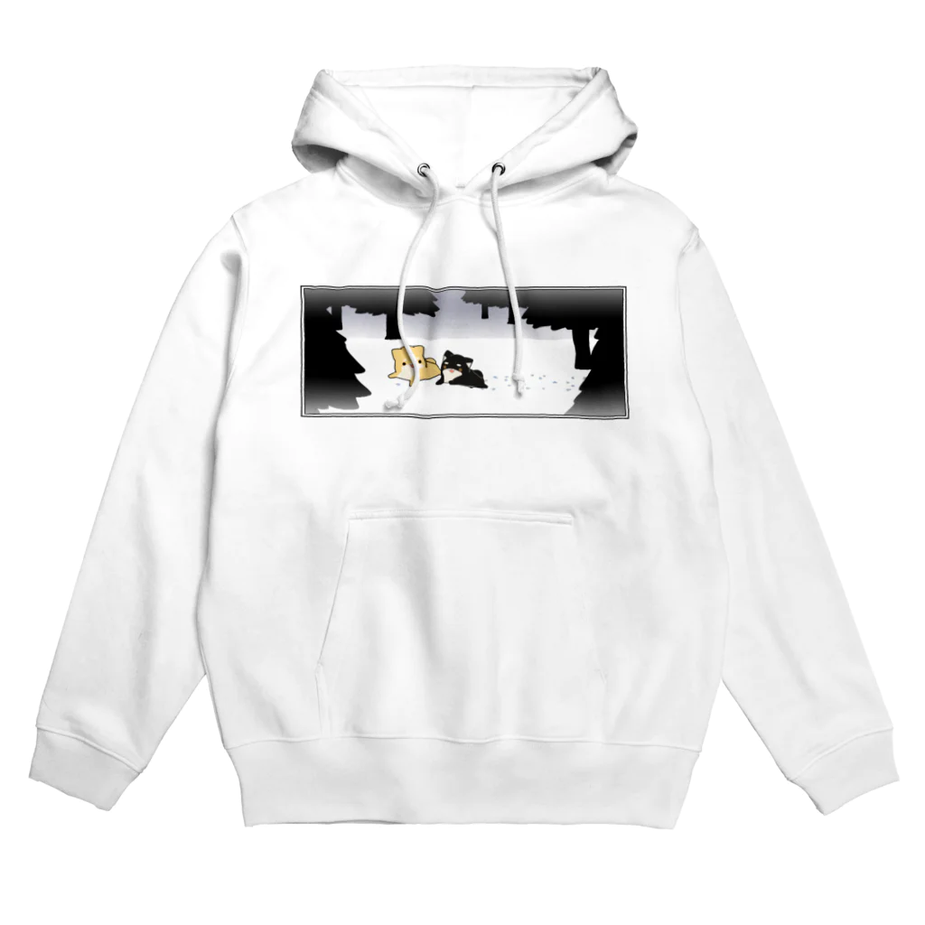 ももくらげ＊miroirLimiteの雪の中追いかけっこ Hoodie