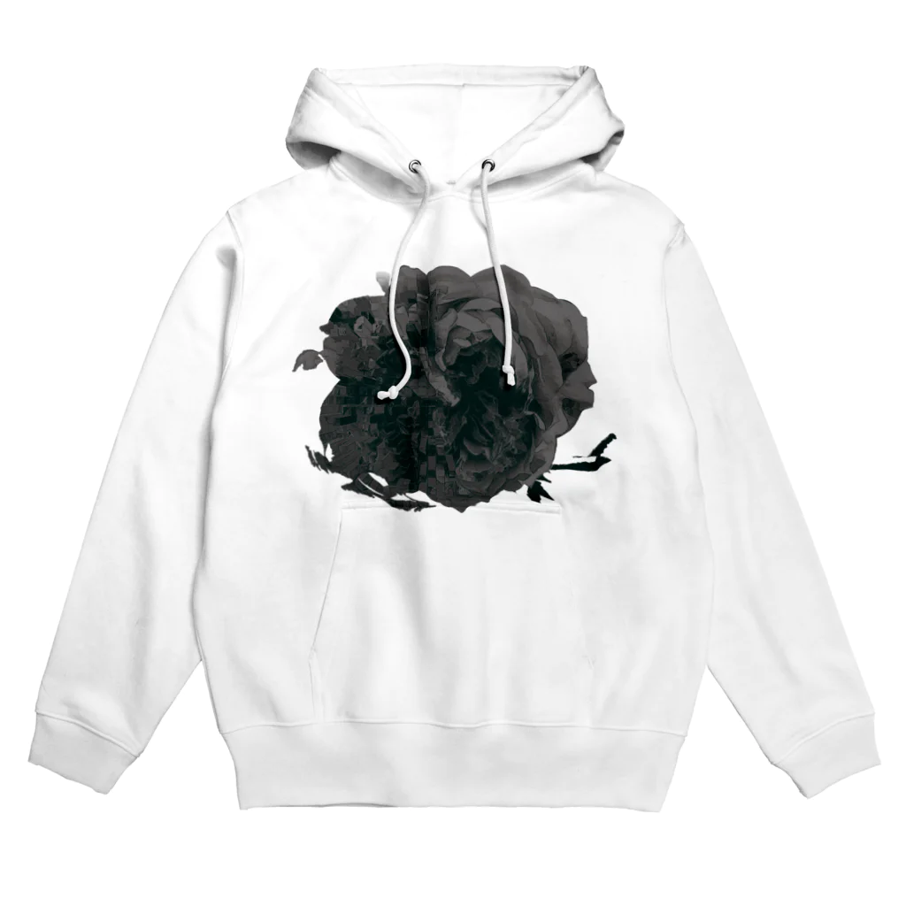 YATのblogのバラモチーフBK Hoodie