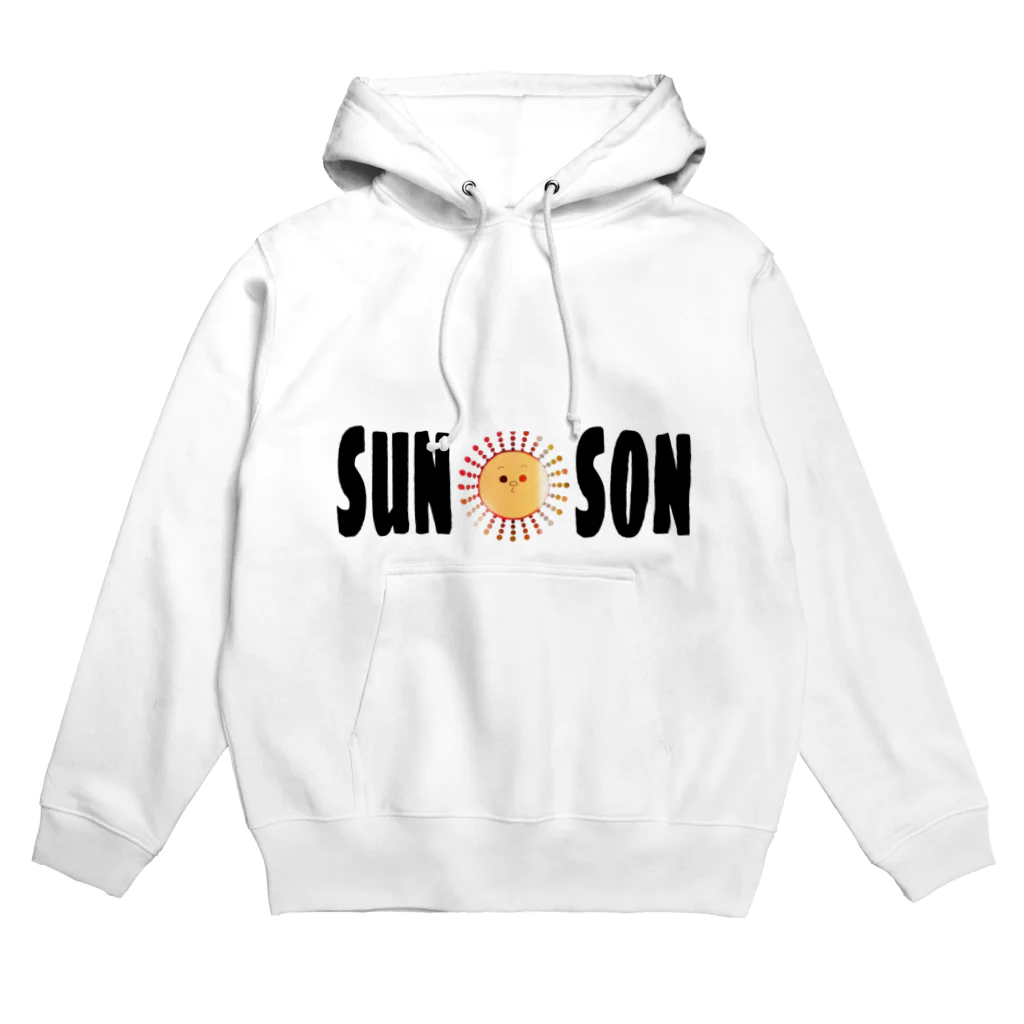 sun☀︎sonのサンサンあかちゃん(ロゴ) Hoodie