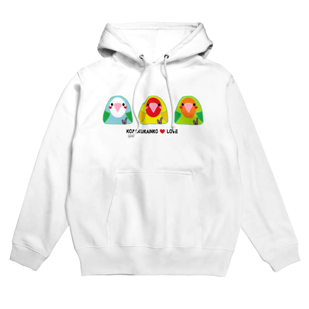 akink(ｱｷﾝｺ)のこざくらいんこ三兄弟 Hoodie